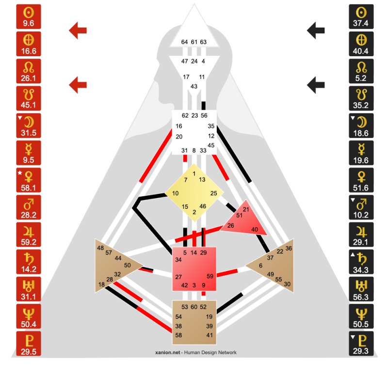 Ilse Sendler Bodygraph